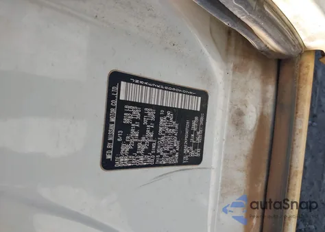 2013 Nissan Quest Sl из США, поврежденный, VIN JN8AE2KP6D9070281